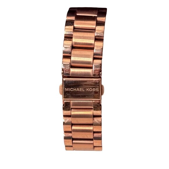 Michael Kors Rose Gold Womens Chronograph Watch w/Crystal Bezel & Date Display - Picture 5 of 11